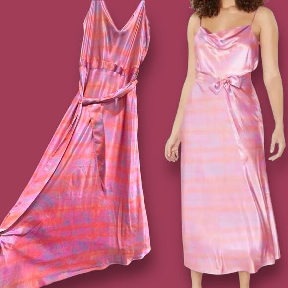 Likely Vittoria Dress Shimmer Pink Maxi cocktail Small. Easter Sunday - Picture 7 of 15